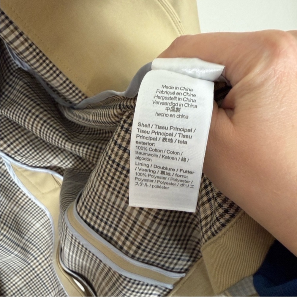 J. Crew Collection Tailored Trench Coat in Double-Faced Plaid - Picture 11 of 15